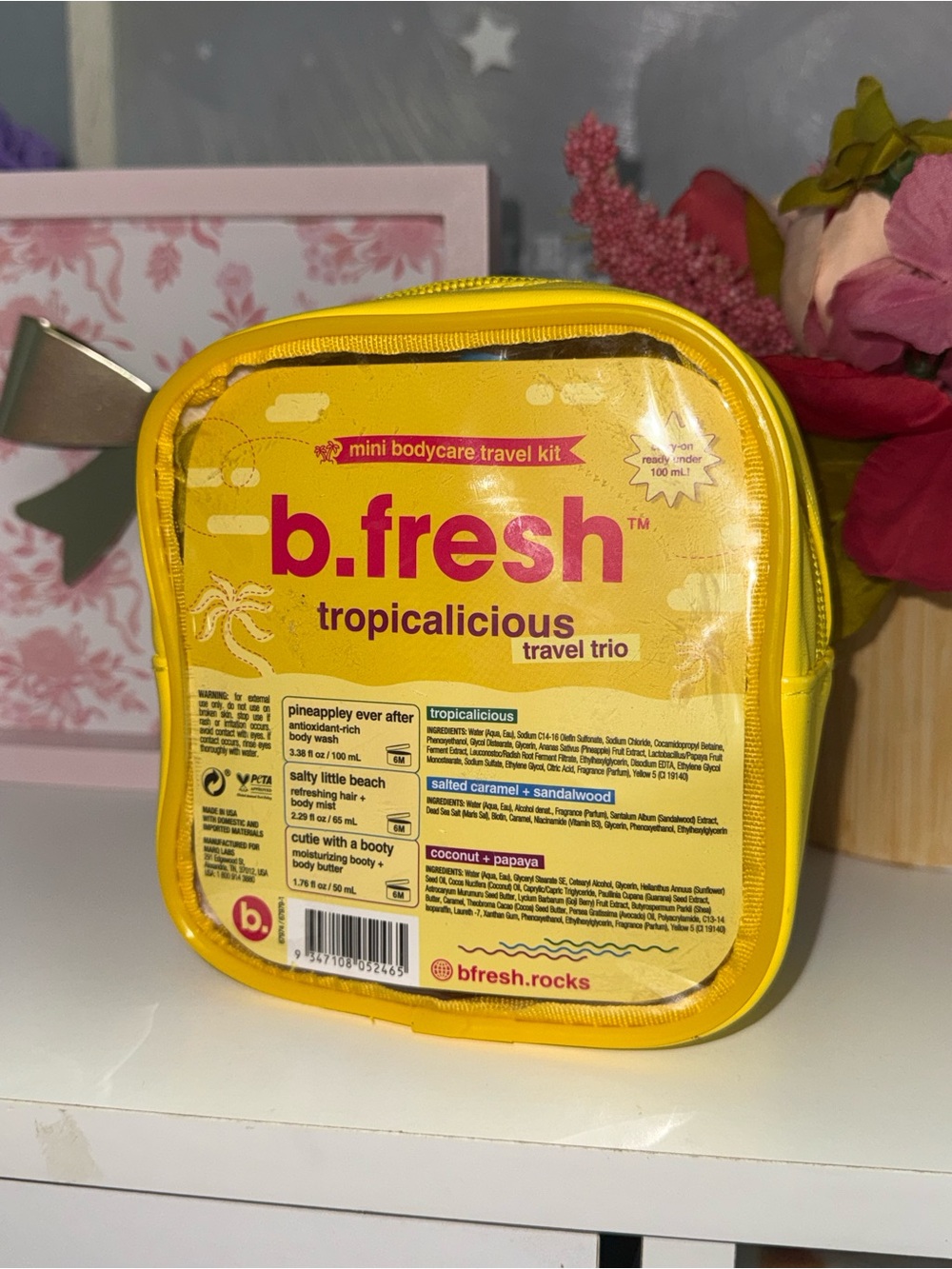 NIB b.fresh tropicalicious travel trio - Picture 2 of 2